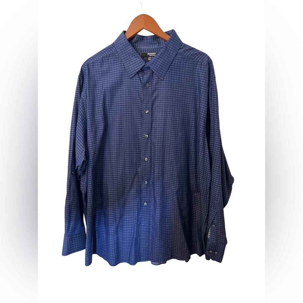 🔥🔥Myrano Liquid luxury dress shirt size 3XL elegant. 100% cotton☑️